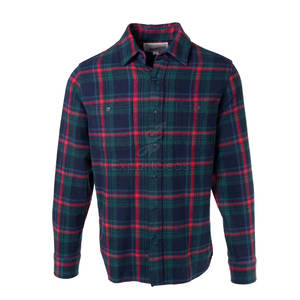 Chemise en flanelle à coupe décontractée de qualité supérieure, conçue pour un port quotidien élégant, tissu doux en flanelle - Product Image 1