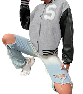 Custom Embroidered <b>Camouflage</b> Bomber Jacket Unisex Spring Canvas Stand Collar Front Logo Windproof Waterproof Wholesale - Product Image 3