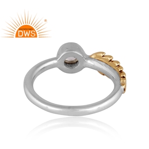 Best Selling Sterling Silver Natural <b>Green</b> Amethyst Gemstone Stackable Ring Jewelry For Women Gift For Her - Product Image 4