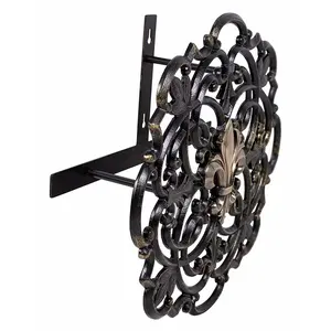 Carrete de manguera de fuego montado en la pared, soporte de olla, olla de manguera de fuego de larga duración, equipo de extinción de incendios, carrete de manguera de fuego, tubo de maceta de Metal de diseñador - Product Image 1