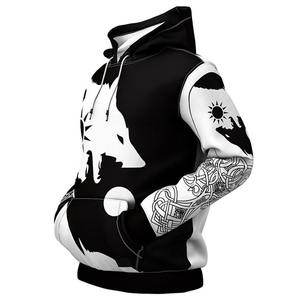 Sudaderas con capucha de impresión por sublimación para hombre, diseño personalizado, sudaderas con capucha de sublimación para hombre deportivo - Product Image 4