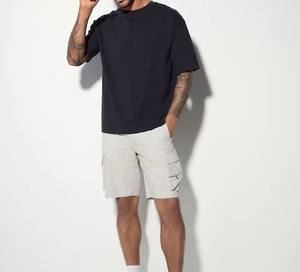 Pantalones cortos de agua personalizados para hombres de buena calidad, pantalones cortos informales con cordón en la cintura, multibolsillos, Color sólido, personalización completa que incluye - Product Image 2