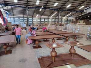 Mesa de comedor de boda de 6 plazas de madera de caoba estable competitiva, mesa de banquete de diseño de lujo, uso interior, restaurantes, hoteles, resorts - Product Image 6