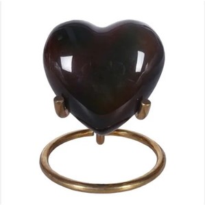 Urna Coeur Urne En Céramique Cendres De Crémation Pour Animaux De Compagnie Urne En Forme De Coeur En Céramique Pour Cendres Souvenir Urne Pour Animaux De Compagnie - Product Image 2