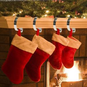 Support d'arbre de Noël réglable et élégant en métal doré pour cheminée, présentoir décoratif de vacances - Product Image 2