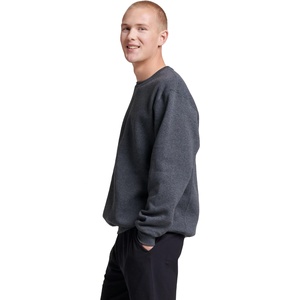 OEM เปล่าขนแกะเทอร์รี่ฝรั่งเศสที่กําหนดเองคอกลมเสื้อสเวตเตอร์ขนาดใหญ่ผ้าฝ้าย 100% วางไหล่เสื้อสเวตเตอร์ผู้ชายหรูหรา - Product Image 3