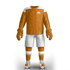 Uniforme de hockey sur glace de haute qualité, nouvelle arrivée, écologique, à séchage rapide, respirant, avec nom d'équipe personnalisé, 100% polyester - Product Image 4