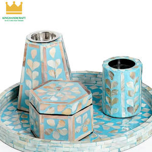 Vietnam artisanal nacre Mubkhar boîte plateau encensoir brûleur d'encens encensoir adapté aux cadeaux du Ramadan Eid - Product Image 3