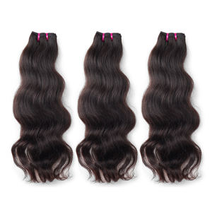 Superventas Extensiones Cabello Natural Liso Cabello Virgen Humano Paquete a granel 100% Sin procesar Virgen Humano - Product Image 2