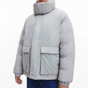 Veste Thermique Matelassée pour Homme Design Rembourré Coupe-Vent Imperméable Extérieur Vêtements d'Hiver - Product Image 4