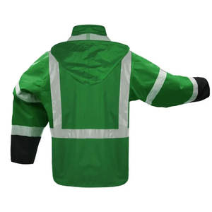 Chaqueta de Seguridad Reflectante Impermeable de Alta Visibilidad para Hombre, Totalmente Personalizable - Product Image 3