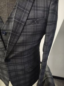 Giacche da Abito di Lusso per Uomo, Completi Maschili Turchi Monopetto, Set di 3 Pezzi: Giacca, Gilet e Pantalone - Product Image 2