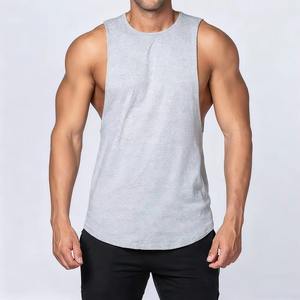 Débardeur de sport pour homme, col rond, personnalisé, vente en gros, respirant, pour l'entraînement physique - Product Image 3
