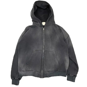 Meilleure qualité personnalisée lavage à l'acide goutte épaule sweat à capuche fabriqué OEM pour l'hiver qualité blanc lavage à l'acide sweats à capuche fournisseur - Product Image 1