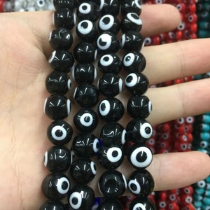 Wholesale Price Colorful Quality Round <b>Jewelry</b> Evil Eyes 6mm 8mm 10mm Bulk Bags Factory Price <b>for</b> Necklace/bracelet <b>Making</b> - Product Image 2