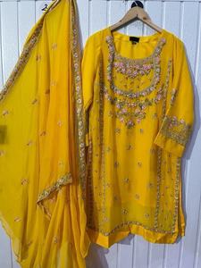 Latest Collection Women Fancy Dresses Wear 3 Piece <b>Stitched</b> Dresses Best Selling <b>Product</b> 2022 - Product Image 5