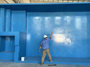 Piscina de fibra de vidrio enterrada jardín prefabricado casero para las ventas - Product Image 4