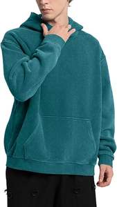 Sudaderas con capucha informales de invierno para hombre, 100% de algodón, ajuste regular, ropa de moda transpirable ecológica - Product Image 3