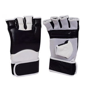 Gants de boxe en PU pour hommes, vente complète, poinçonnage MMA, fabriqué au Pakistan, meilleur prix, demi-doigt, couleur personnalisée - Product Image 4