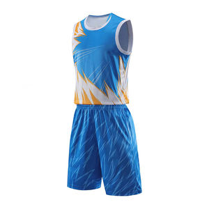 Jersey de baloncesto y pantalones cortos, uniforme de equipo con bolsillos, conjuntos de uniformes de baloncesto cómodos - Product Image 2
