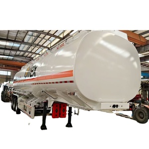 Semirremolque cisterna de combustible 45CBM, remolque de camión cisterna de Carga Líquida para transporte de gasolina/diésel - Product Image 3
