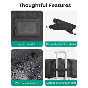 กระเป๋าเดินทางแบบมีโลโก้สั่งทำพิเศษ คุณภาพสูง กระเป๋าเดินทางสีพื้น ขายออนไลน์ กระเป๋าเดินทางสำหรับออกกำลังกาย - Product Image 5