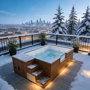 Small Large Above Ground Swimming <b>Pool</b> Fiberglass Family <b>Garden</b> Outdoor Crack Resistant UV Resistant Customizable Size - Product Image 3