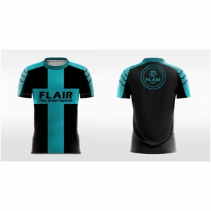 Maillot de football 100 % polyester de qualité supérieure, design personnalisé, confortable, respirant, léger, séchage rapide, coupe courte, OEM - Product Image 4