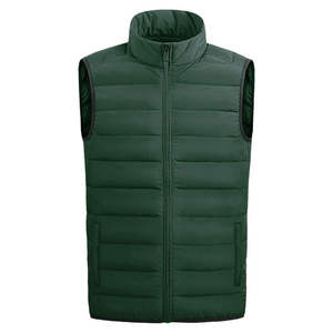 Custom Fashion Winter Stand Collar Mens Windproof Lightweight Waterproofing <b>Duck</b> <b>Down</b> Puffer Vest <b>Jacket</b> - Product Image 6