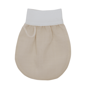 ถุงมือผ้าไหมสีขาวสำหรับ100% ขัดผิวหน้าและผิวกายแบบชาวตุรกี - Product Image 1