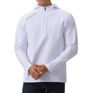 2025 Logo personnalisable hommes Smart décontracté sport à capuche haute qualité polaire veste fermeture éclair poche Slim Fit grande taille imprimé - Product Image 3