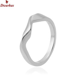 Bon prix personnalisé 925 en argent Sterling plaine bague femmes classique de luxe mode fête de mariage en gros - Product Image 2