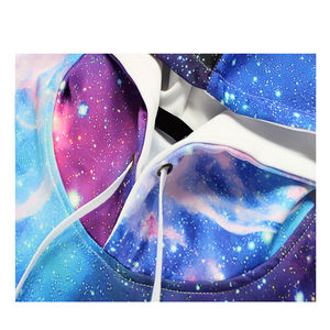 Ropa de calle, Jersey mezclado de algodón, venta al por mayor, sudaderas con capucha por sublimación personalizadas/OEM, diseño de logotipo personalizado, sudaderas con capucha ajustadas para hombre - Product Image 3