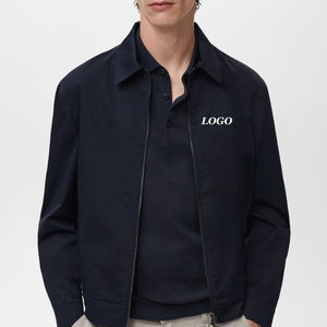 Blouson Bomber Coupe Classique Homme Nouvelle Arrivée Prix Abordable Vestes Tendance 2026 Personnalisable OEM Décontracté Couleur Unie Design Mode - Product Image 1