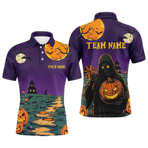 Venta al por mayor personalizado sublimación Polo Halloween edición directo de fábrica muestra gratuita precio barato - Product Image 4