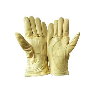 Guantes de trabajo profesionales resistentes recién llegados al mejor precio, guantes de cuero de diseño personalizado para uso diario - Product Image 3