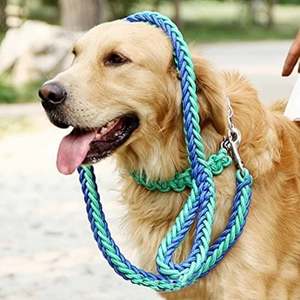 Adjustable Nylon Pet <b>Dog</b> Leash <b>Rope</b> Polyester Training <b>Lead</b> with Three <b>Dogs</b> Incentive Promotion Products - Product Image 4