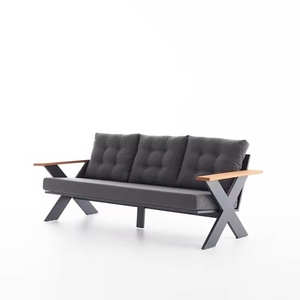 Handmade Modern Fabric Sectional Sofa Set Durable Sturdy Metal Frame for Home Living Room Hotels Hospitals Malls-Made Vietnam - Product Image 4