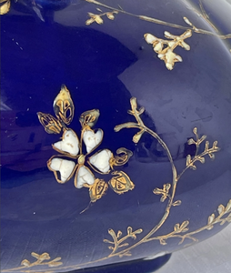 Vase amphore antique en bois de Greenwood, gravé à la main, motif floral en laiton, 18 pouces de haut, vase sur piédestal en métal orné, décoration ethnique pour la maison - Product Image 3