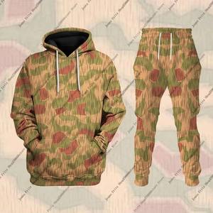 Popular sólido caza Animal invierno cremallera-Up pantalones de chándal 2 uds conjuntos para hombres mujeres pulóver Sudadera con capucha poliéster/algodón secado rápido - Product Image 2