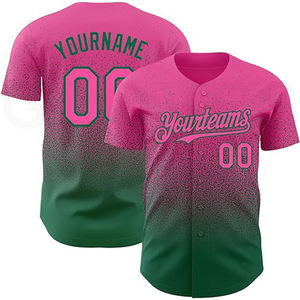 GUANTES de alta visibilidad inspirados en la era del retroceso Jersey de béisbol de la ciudad Material reciclado ecológico Camisetas de entrenamiento transpirables - Product Image 1