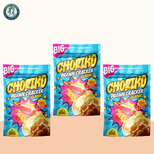 CHORIKO 123G Classic Gamba Cracker OEM/ODM Etiqueta privada Suministro a granel Vietnam Frutas Verduras Snacks VINUT TRUST Estante de 12 meses - Product Image 6