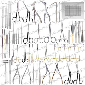 Gunter 53-Piece Set of Manual Nasal Surgery Instruments Stainless Steel and Plastic Forceps Safety Standard Compliant - Product Image 1