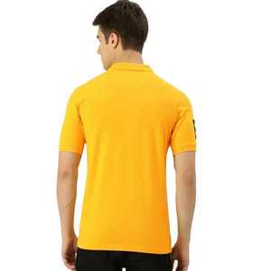 Customized Spandex/Cotton Cheap T-<b>Shirt</b> Printing Men <b>Half</b> Sleeve Slim Fit Solid Knitted Anti-Wrinkle Smart Casual 180g <b>Button</b> - Product Image 4