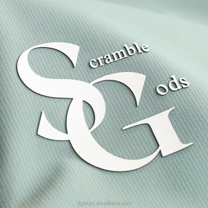 Factory Price Custom 3D Bilayer PVC Embroidered Alphabet Logo Sew-On Felt Fabric Patches for <b>T</b>-<b>shirt</b> - Product Image 6