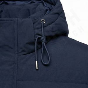 Veste d'hiver pour homme personnalisée, chaude, à capuche, longue, matelassée, parka, doudoune, thermique, coupe-vent, isolée, décontractée - Product Image 5