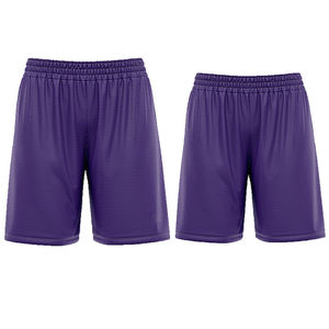 Short en maille décontracté dernier cri pour homme, couleur unie, léger, séchage rapide, anti-rides, article tendance en vente - Product Image 6