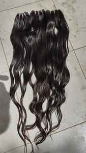 Vente en gros 100% extensions de cheveux vierges indiens non transformés paquets de cheveux indiens bruts vendeur de cheveux alignés sur les cuticules de couleur claire - Product Image 5