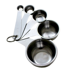 Herramientas de medición de acero inoxidable Chapado en plata Cuchara medidora vintage al por mayor Herramientas de precio de fabricante OEM - Product Image 4