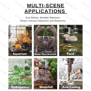 Pompe à eau submersible silencieuse et durable pour aquarium-Mini pompe pour étang et fontaine avec filtre - Product Image 5